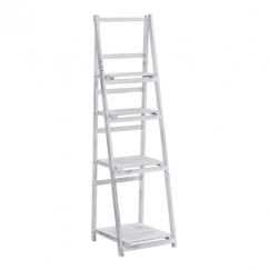 Regál Lilla, 151 cm, antik biela
