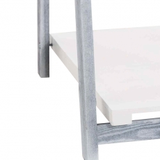 Regál Lilla, 151 cm, šedá/bílá - 5