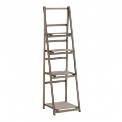 Regál Lilla, 151 cm, svetlohnedá