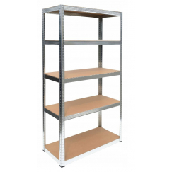 Regál Magazin I, 180 cm, strieborná