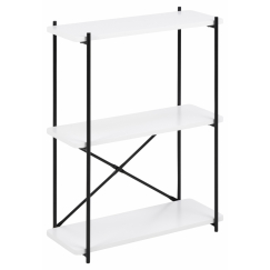 Regál Pascal, 75 cm, bílá