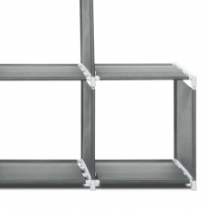 Regál s 10 policami QuickTec, 146 cm, antracit - 7