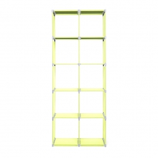 Regál s 10 policami QuickTec, 184 cm, zelená - 5