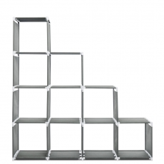 Regál s 10 policemi QuickTec, 146 cm, antracit - 5