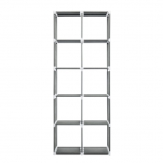 Regál s 10 policemi QuickTec, 184 cm, antracit - 5