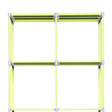 Regál s 10 policemi QuickTec, 184 cm, zelená - 7