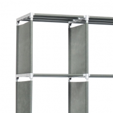 Regál s 12 policemi QuickTec, 145 cm, antracit - 6