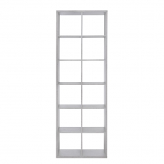 Regál s 12 policemi Xaver, 210 cm, beton - 3