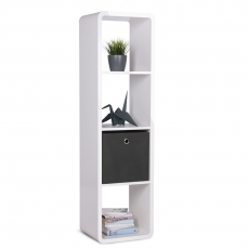 Regál s 4 policemi Clamor, 142 cm - 1