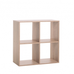 Regál s 4 policemi Lamar, 71 cm, dub