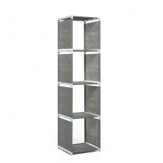 Regál s 4 policemi QuickTec, 145 cm, antracit - 4