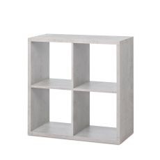 Regál s 4 policemi Xaver, 73 cm, beton - 2