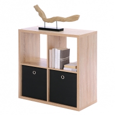 Regál s 4 policemi Xaver, 73 cm, dub