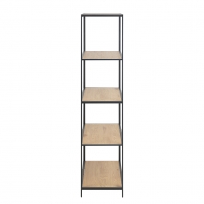 Regál s 5 policemi Seashell, 150 cm, dub - 4