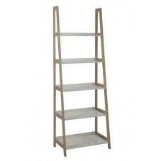 Regál s 5 policemi Wendy, 180 cm, bambus