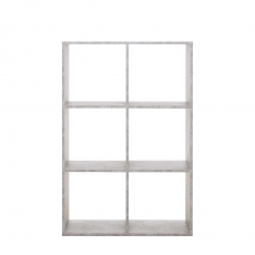 Regál s 6 policemi Lamar, 105 cm, beton - 2