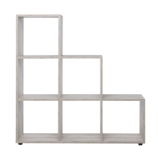 Regál s 6 úložnými úrovňami Rodrigo, 118 cm, Sorrento dub - 5