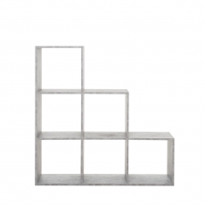 Regál s 6 úložnými úrovněmi Dino, 105 cm, beton - 2