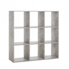 Regál s 9 policami Lamar, 105 cm, betón