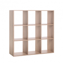Regál s 9 policami Lamar, 105 cm, dub