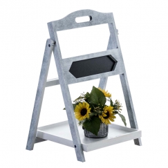 Regál s tabulí Karma, 65 cm, antik šedá