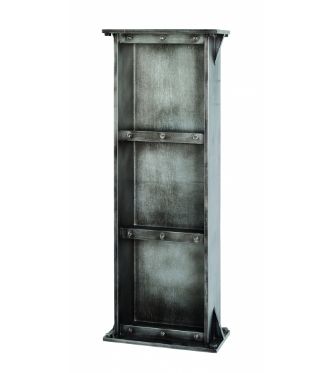 Regál se 3 policemi Trident, 95 cm, antracitová