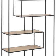 Regál Seaford II., 185 cm, přírodní - 1