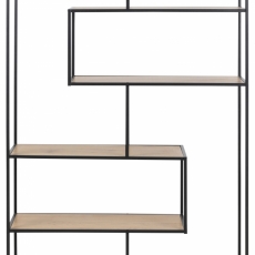 Regál Seaford II., 185 cm, přírodní - 2