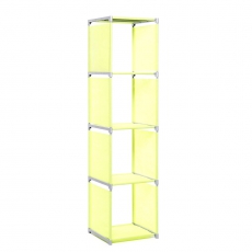 Regál so 4 policami QuickTec, 145 cm, zelená - 6