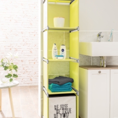 Regál so 4 policami QuickTec, 145 cm, zelená - 4