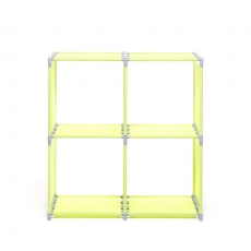 Regál so 4 policami QuickTec, 72,5 cm, zelená - 5