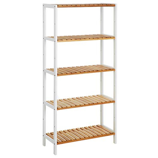 Regál Tier, 130 cm, bambus - 1