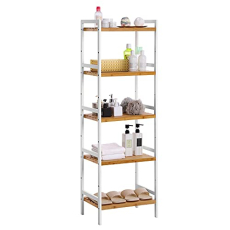Regál Tier, 142 cm, bambus - 6