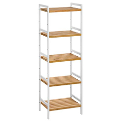 Regál Tier, 142 cm, bambus