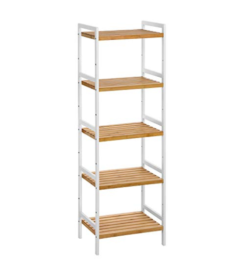 Regál Tier, 142 cm, bambus