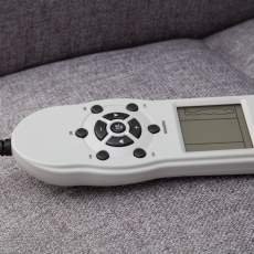Relaxačné kreslo s masážnou funkciou Apix, textil, svetlo šedá - 7