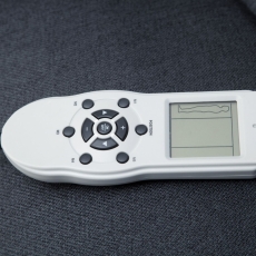 Relaxačné kreslo s masážnou funkciou Apix, textil, tmavo šedá - 7