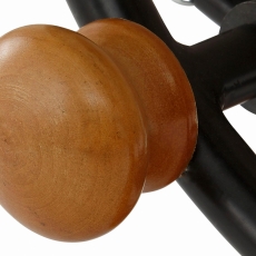 Relaxačné kreslo s podnožkou Giro, hnedá - 5