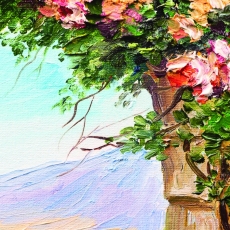 Reprodukce obrazu Květinová brána, 120x80 cm - 4