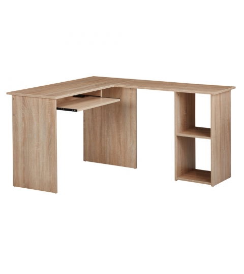 Rohový psací stůl Buero, 140 cm, dub Sonoma