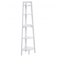 Rohový regál Mira, 160 cm, biela - 3