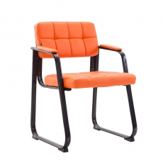 Konferenčná stolička s opierkami Landet koža - 6
