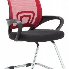 Rokovacia stolička Eureka, červená - 10