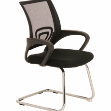 Rokovacia stolička Eureka, čierna - 1