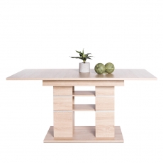 Rozkladací jedálenský stôl Flash, 160 cm, dub - 1