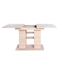 Rozkladací jedálenský stôl Flash, 160 cm, dub - 5