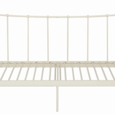 Rozkládací postel Markur, 90-180 cm, bílá - 3