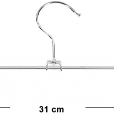 Šatní ramínko Elon (SET 20 ks), 31 cm, stříbrná - 6