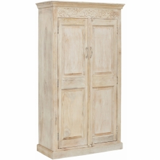 Šatní skříň Kalok, 180 cm, bílá - 1