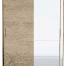 Šatní skříň Lustro, 216 cm, dub sonoma - 2